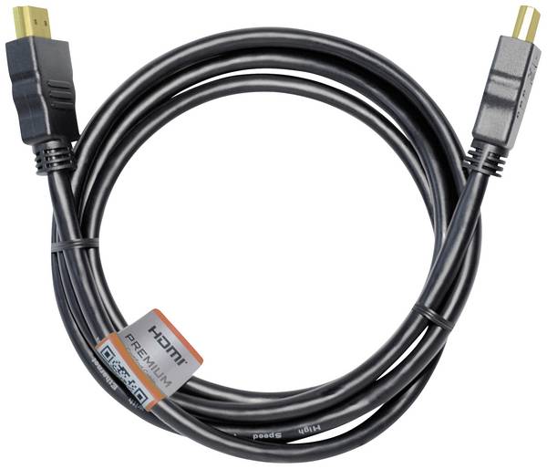 Maxtrack HDMI kabel Zástrčka HDMI-A, Zástrčka HDMI-A 3.00 m černá C 215-3 L 4K UHD HDMI kabel