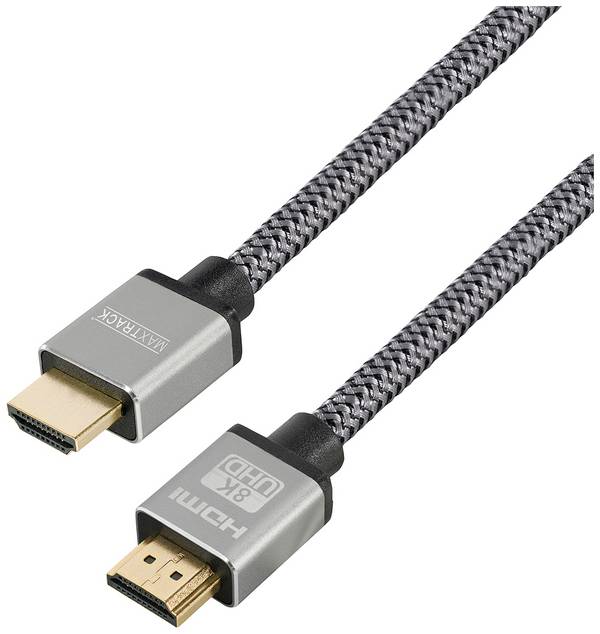 Maxtrack HDMI kabel Zástrčka HDMI-A, Zástrčka HDMI-A 2.00 m černá C 221-2 HNL 8K UHD HDMI kabel