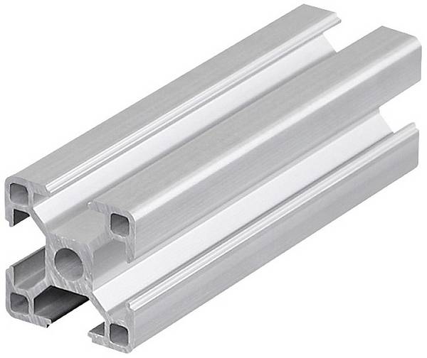 TRU COMPONENTS 3030C TC-10493172 strut profil hliník eloxovaný stříbrná 1000 mm x 30 mm x 30 mm  1 ks