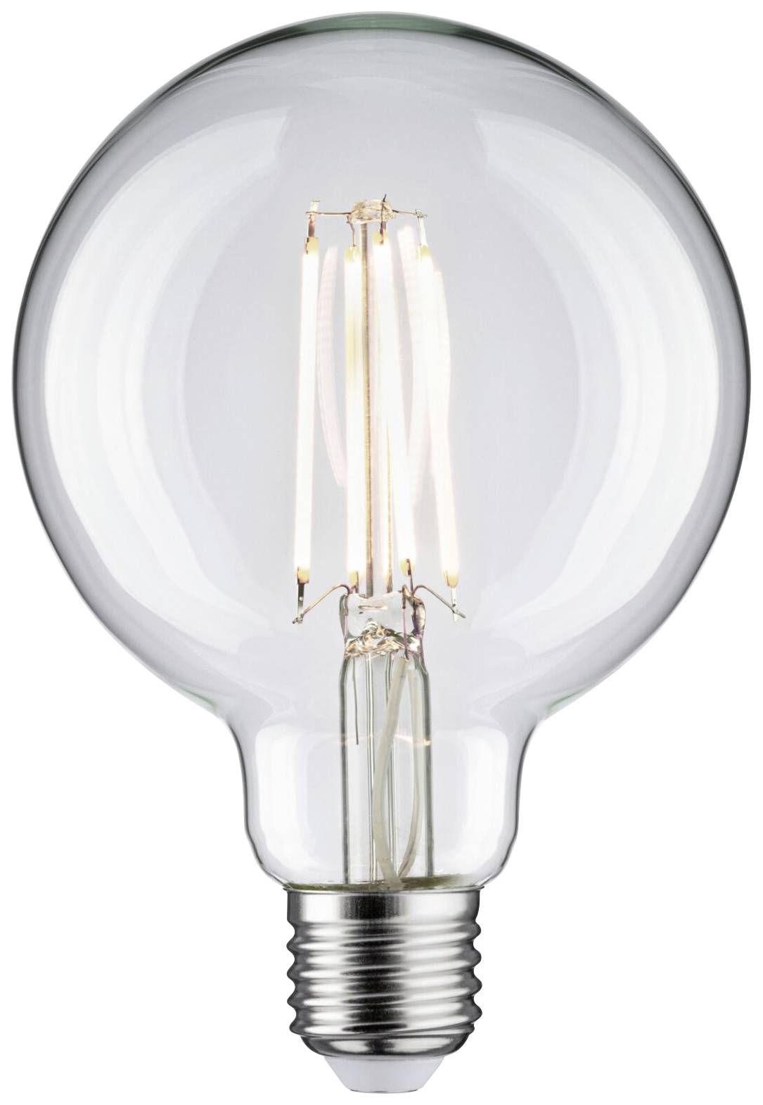 Paulmann 28958 LED Energetická třída (EEK2021) F (A - G) E27 kulatý tvar 7.5 W = 60 W neutrální bílá (Ø x v) 95 mm x 140