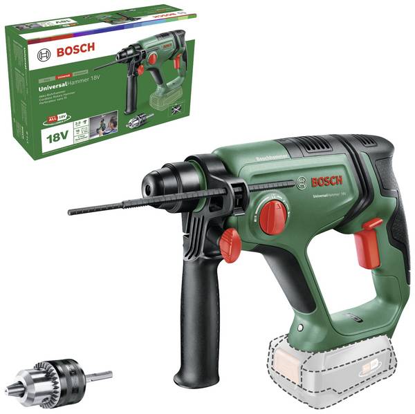 Bosch Home and Garden Universal Hammer SDS plus-aku vrtací kladivo 18 V 2.5 Ah Li-Ion  bez akumulátoru, bez nabíječky