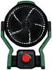 Bosch Home and Garden UniversalFan stolní ventilátor zelená, černá stavová LED, s osvětlením