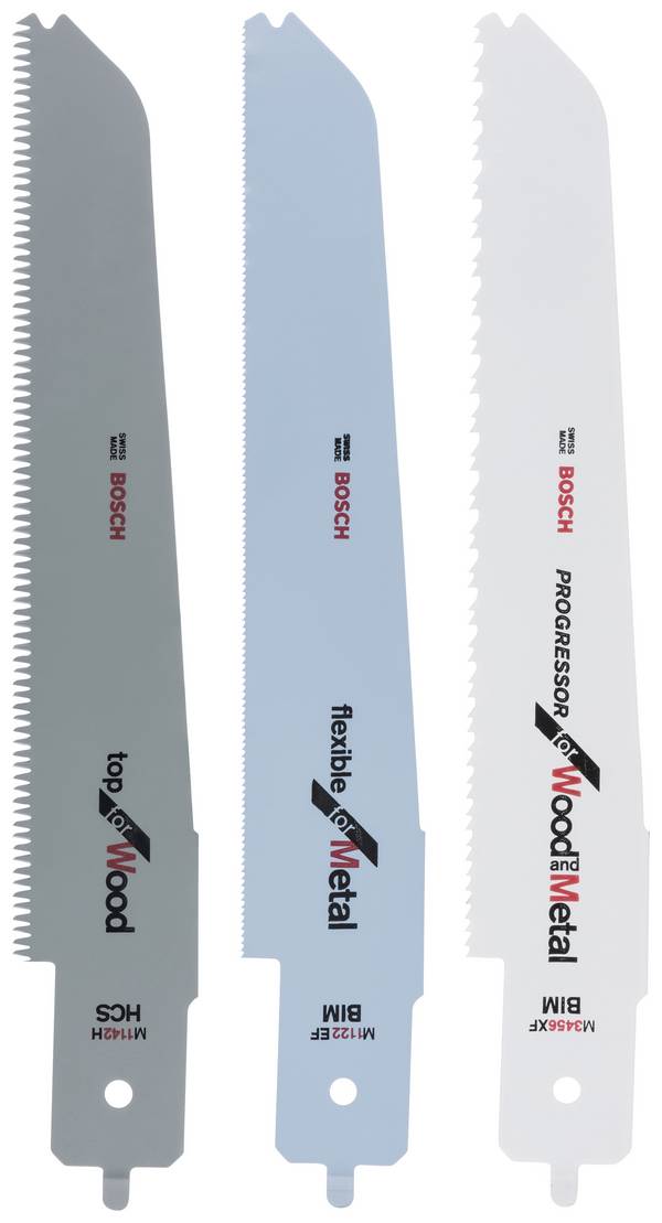 Bosch Accessories 2608656934 Sada pilových listů do přímočaré pily pro PFZ 500 E 3 díly
