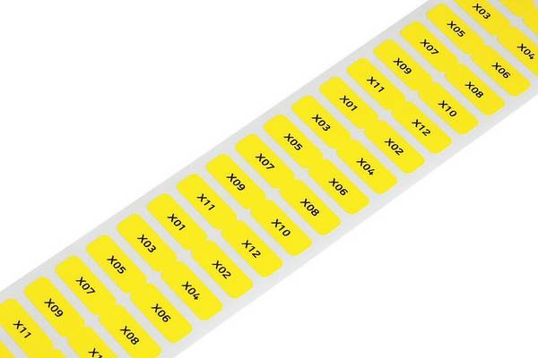 WAGO 210-807  etikety pro potisk termotiskárnou  20 x 8 mm Barva aktivního pole: bílá počet štítků: 3000