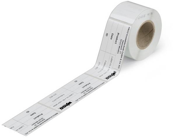 WAGO 210-803 210-803 etikety pro termotransferovou tiskárnu   Potisknutelná plocha: 99 x 44 mm bílá Počet markerů: 500 500 ks