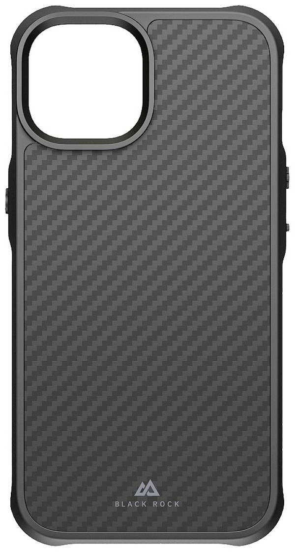 Black Rock Robust Carbon Cover Apple iPhone 14 černá odolné vůči nárazům 1200RRC02