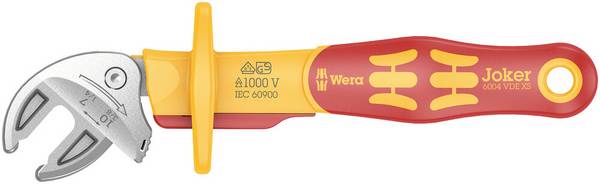 Wera 05020150001 Joker VDE XS nastavitelný plochý klíč 1 ks Délka klíče (cm) (jen pro nadpis) 7 - 10 mm Délka klíče (palce) (jen pro nadpis) 1/4" - 3/8"