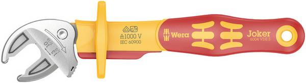 Wera 05020151001 Joker VDE S nastavitelný plochý klíč 1 ks Délka klíče (cm) (jen pro nadpis) 10 - 13 mm Délka klíče (palce) (jen pro nadpis) 1/2" - 7/16"