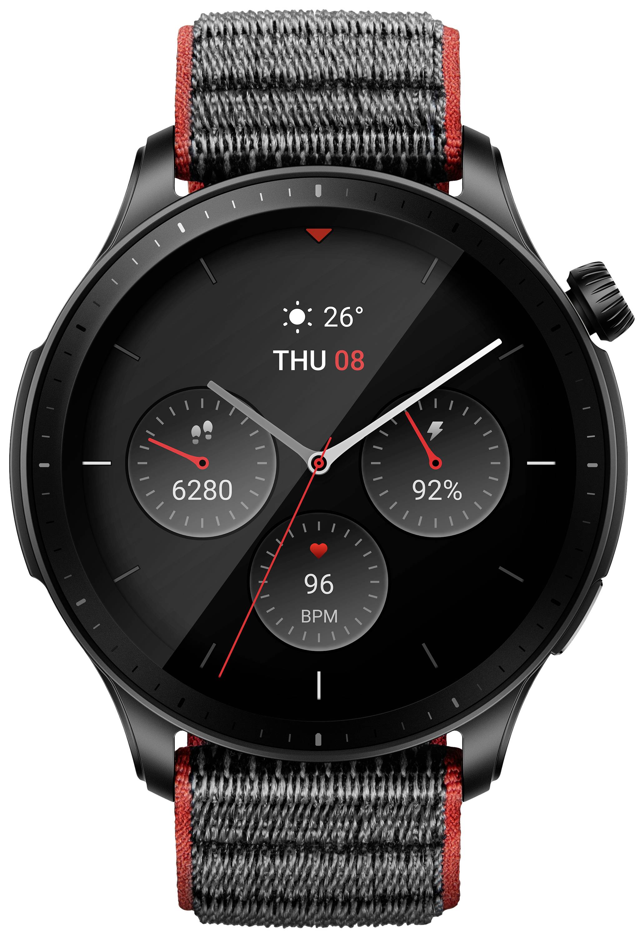 Amazfit GTR 4 chytré hodinky  46 mm  šedá