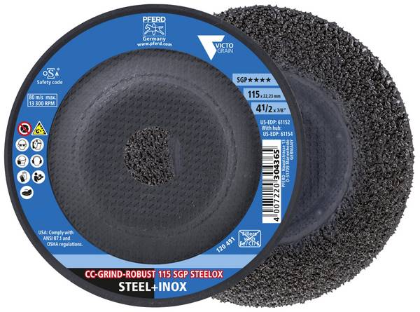 PFERD TOOLS 64195116 brusný kotouč  Průměr 115 mm Zrnitost=36 10 ks