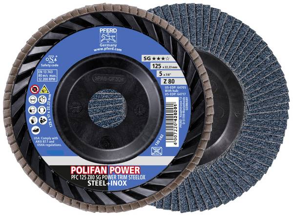 PFERD TOOLS 67772128 lamelový kotouč Průměr 125 mm Zrnitost=80 10 ks