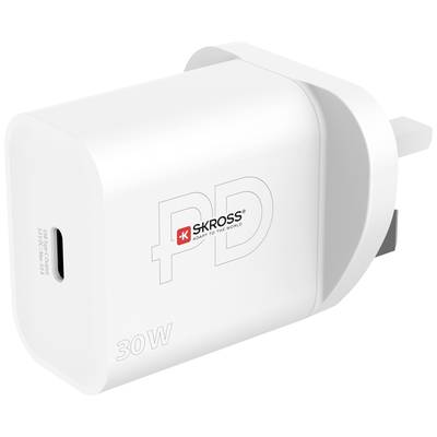 Skross Power Charger UK USB nabíječka 30 W vnitřní 1x USB-C® Počet výstupů: 1 x