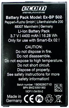 Pepperl+Fuchs Akumulátor pro tablet Smart-Ex® 02 . Visor-Ex® 01  4400 mAh