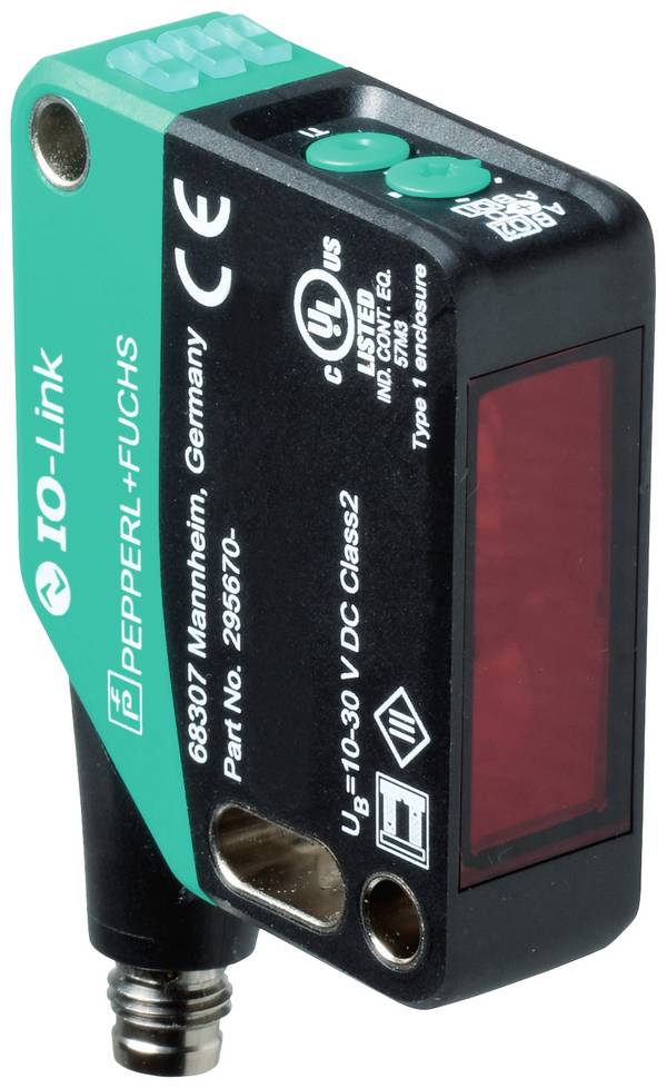 Pepperl+Fuchs OMT300-R200-EP-IO-V3-L snímač vzdálenosti 1 ks Max. dosah: 300 mm (d x š x v) 41.7 x 15 x 50.6 mm