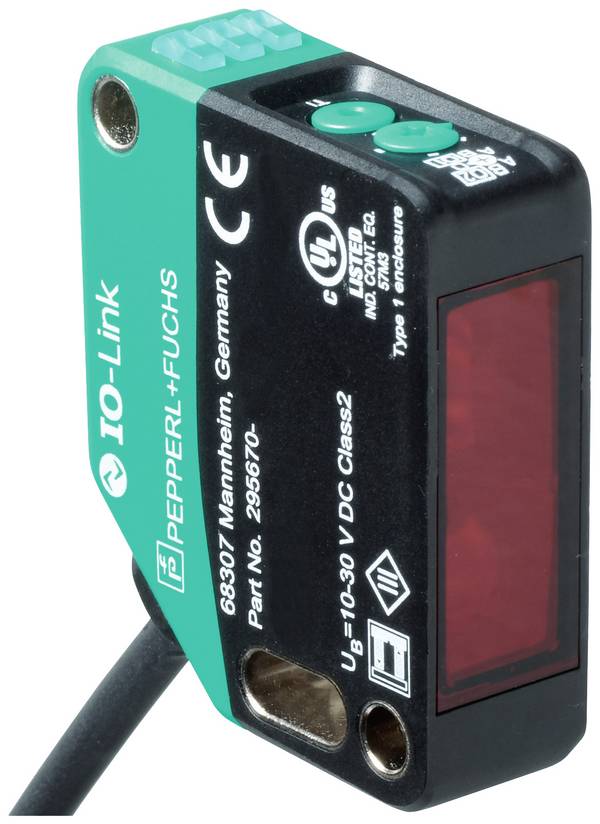 Pepperl+Fuchs OMT300-R200-2EP-IO-L snímač vzdálenosti 1 ks Max. dosah: 300 mm (d x š x v) 41.7 x 15 x 50.6 mm