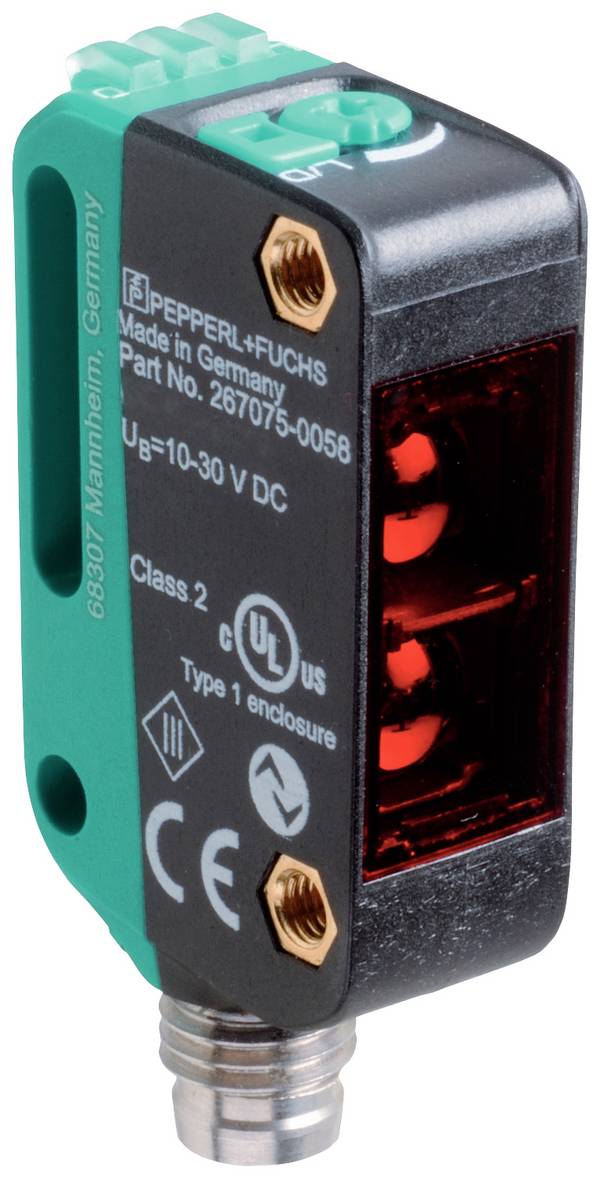 Pepperl+Fuchs OBT350-R100-E5-IO-V31 reflexní světelný snímač, 267075-100586, zaclonění pozadí, 10 - 30 V/DC, 1 ks