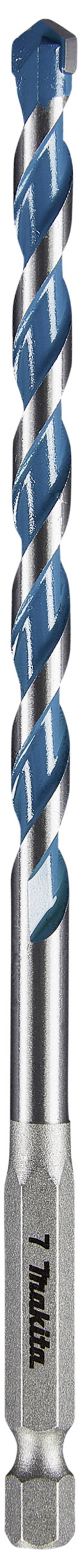 Makita E-15039, E-15039 víceúčelový vrták, tvrdý kov, 7 mm, délka 150 mm, Šestihranný nástavec 1/4" (6,3 mm), 1 ks