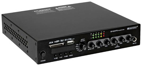 Omnitronic EP-220PS ELA předzesilovač
