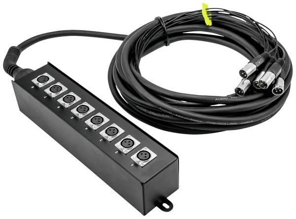 Omnitronic MUS-810 stagebox 10 m počet vstupů:8 x Počet výstupů:8 x