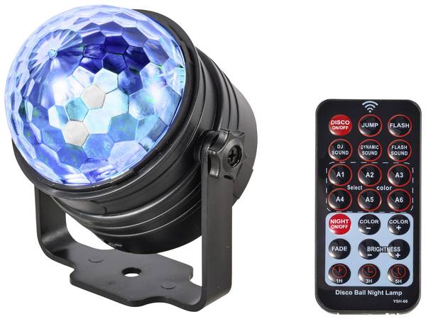 SMD LED party svetělný efekt  3 W RGB Počet žárovek: 6