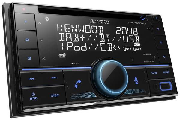 Kenwood DPX-7300DAB autorádio (2 DIN) konektor pro dálkové ovládání na volant, DAB+ tuner