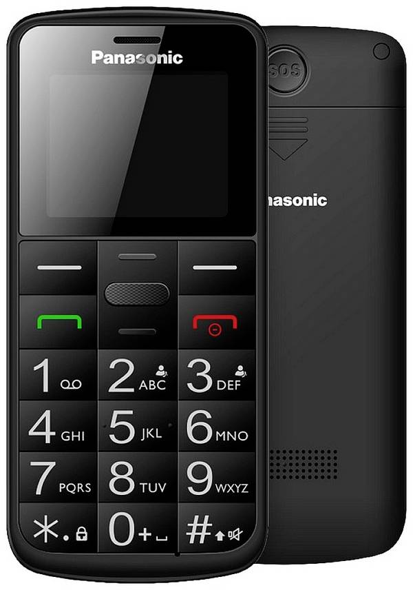 Panasonic KX-TU110 telefon pro seniory Funkce SOS černá