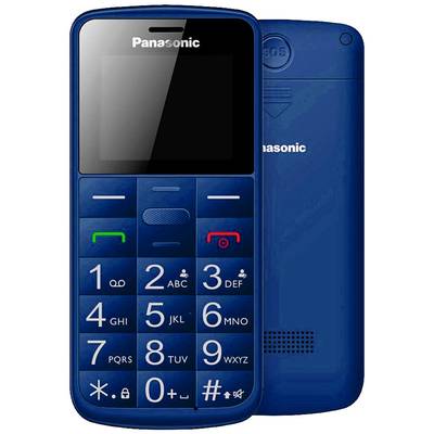 Panasonic KX-TU110 telefon pro seniory Funkce SOS modrá