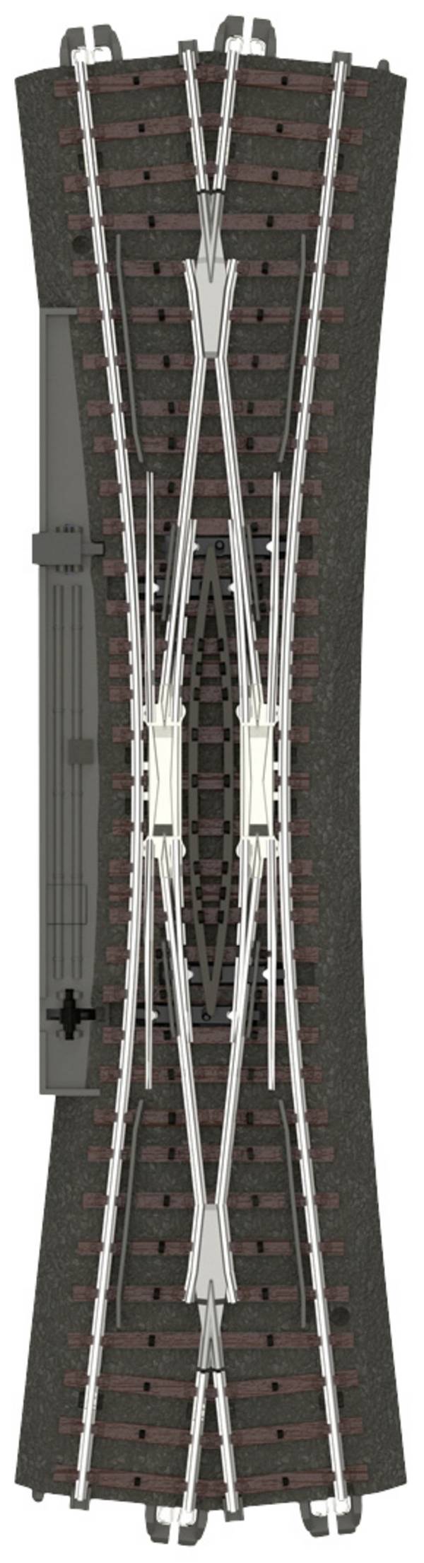 C-kolej H0 Märklin (s uložením) 24720 dvojitá křižovatková výhybka 236.1 mm
