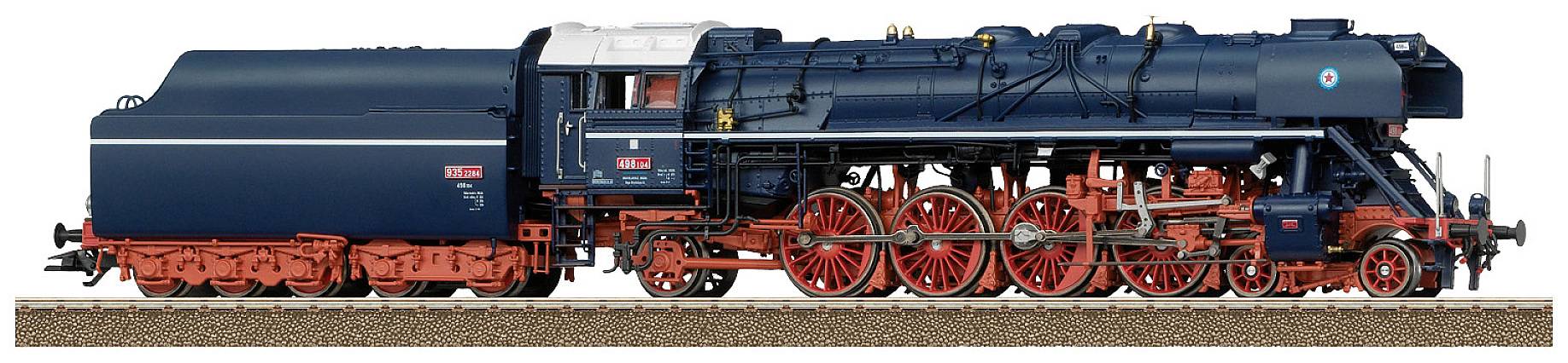 TRIX H0 25498 Parní lokomotiva H0 498.1 Albatros der CSD
