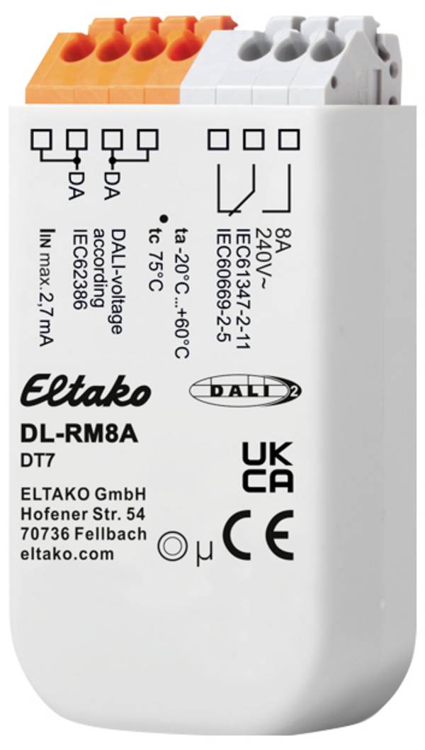 DL-RM8A Eltako  spínač pohonu    pod omítku Spínací výkon (max.) 1000 W
