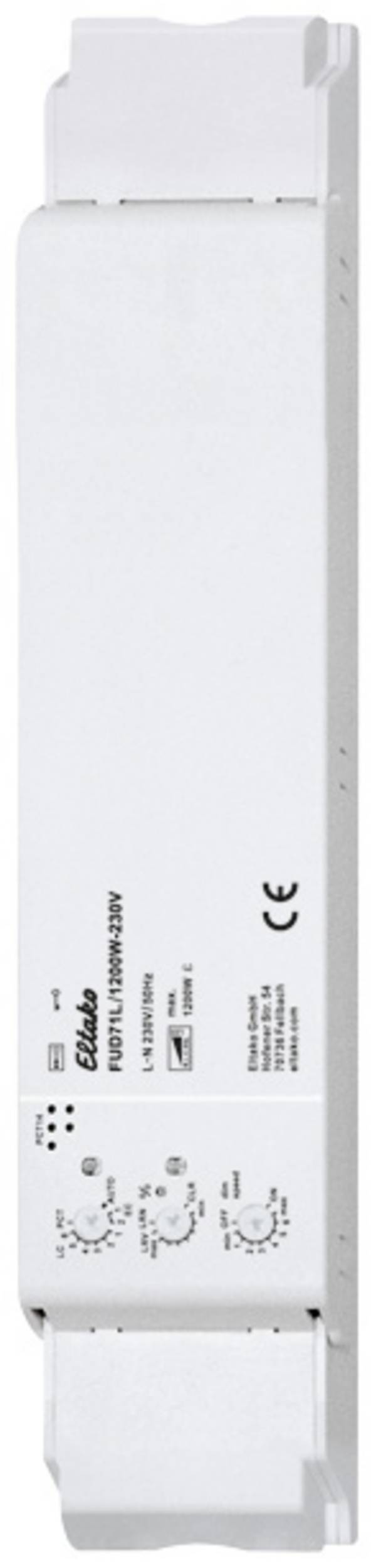 FUD71L/1200W-230V Eltako bezdrátový stmívač  stmívač  montáž do stropního podhledu Spínací výkon (max.) 1200 W