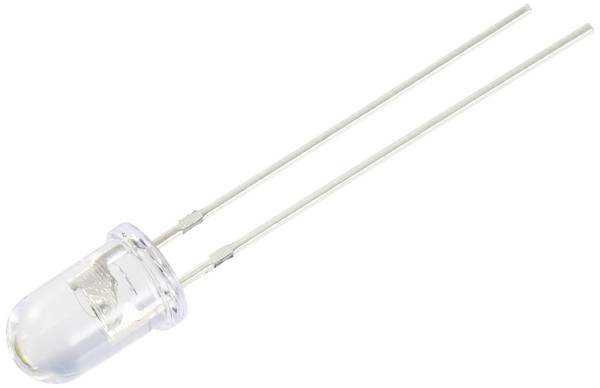 TRU COMPONENTS  LED s vývody  zelená kulatý 5 mm 2180 mcd 30 ° 1 mA 2.8 V
