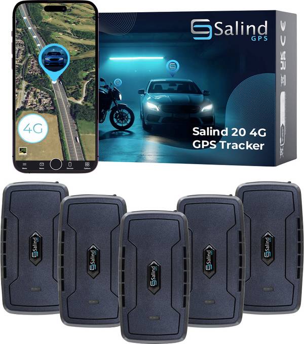 Salind GPS SALIND 20 4G GPS tracker lokalizace vozidel černá 1 ks