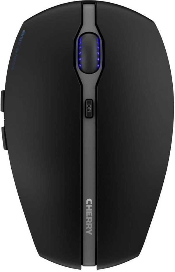 CHERRY GENTIX BT optická myš, přenos Bluetooth®, 7 tlačítko, 1000 dpi, 2000 dpi, černá