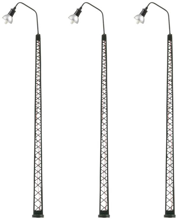Faller H0 lampa na příhradovém stožáru jednoduché hotový model 180117 3 ks