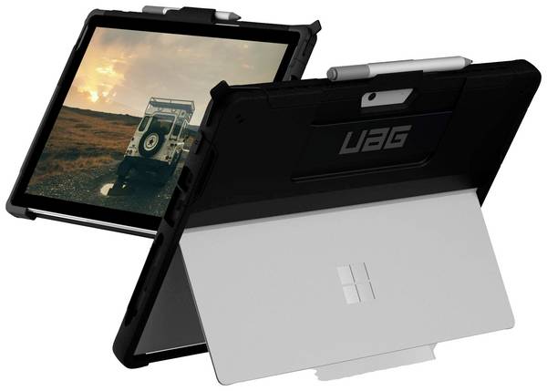Urban Armor Gear Scout Handstrap Case obal na tablet Microsoft Surface Pro 9, Surface Pro 10 33 cm (13") Pouzdro typu kniha černá