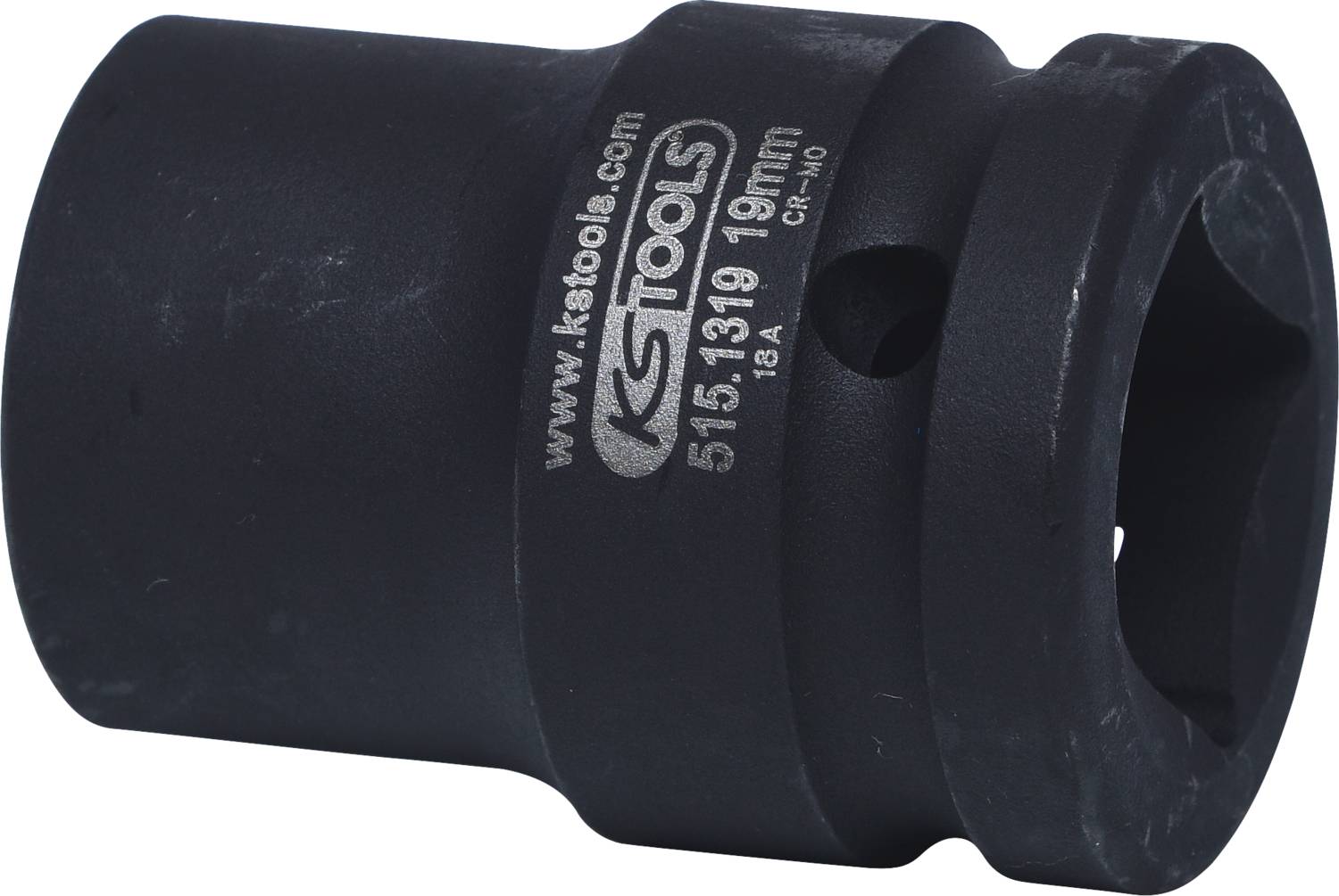 Nástrčný klíč, tmavě šedý, s nápisem 'KS TOOLS 515.1319 19mm'.