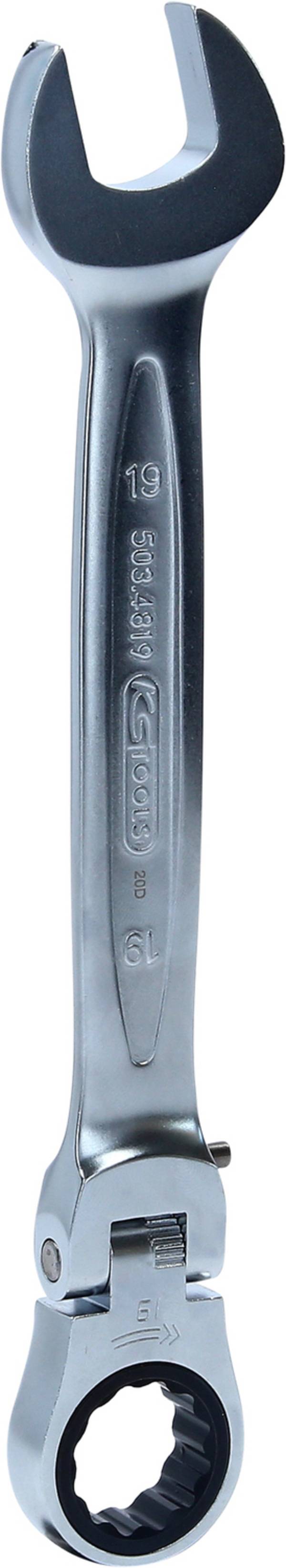 KS Tools 503.4819 5034819 očkoplochý ráčnový klíč  Délka klíče (cm) (jen pro nadpis) 19 mm