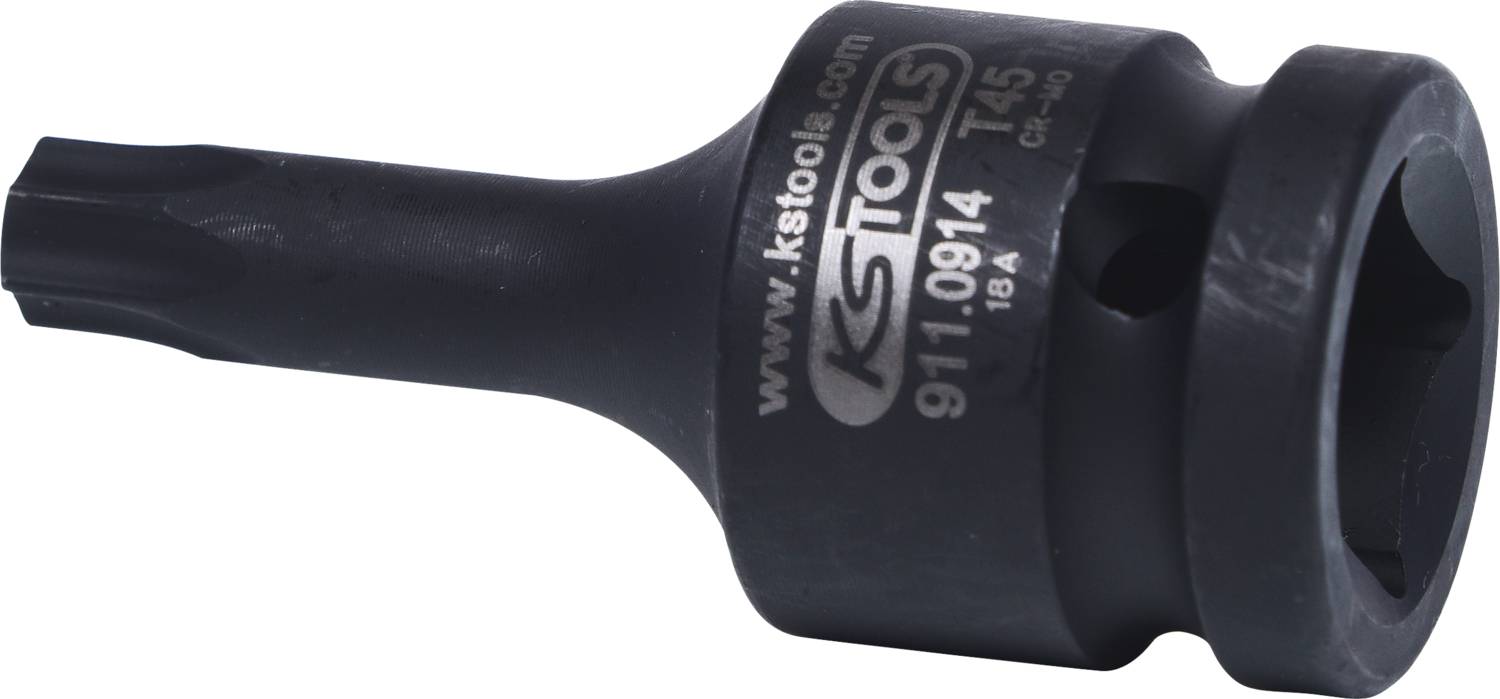 Černý torxový bit s nápisem 'KS Tools'.