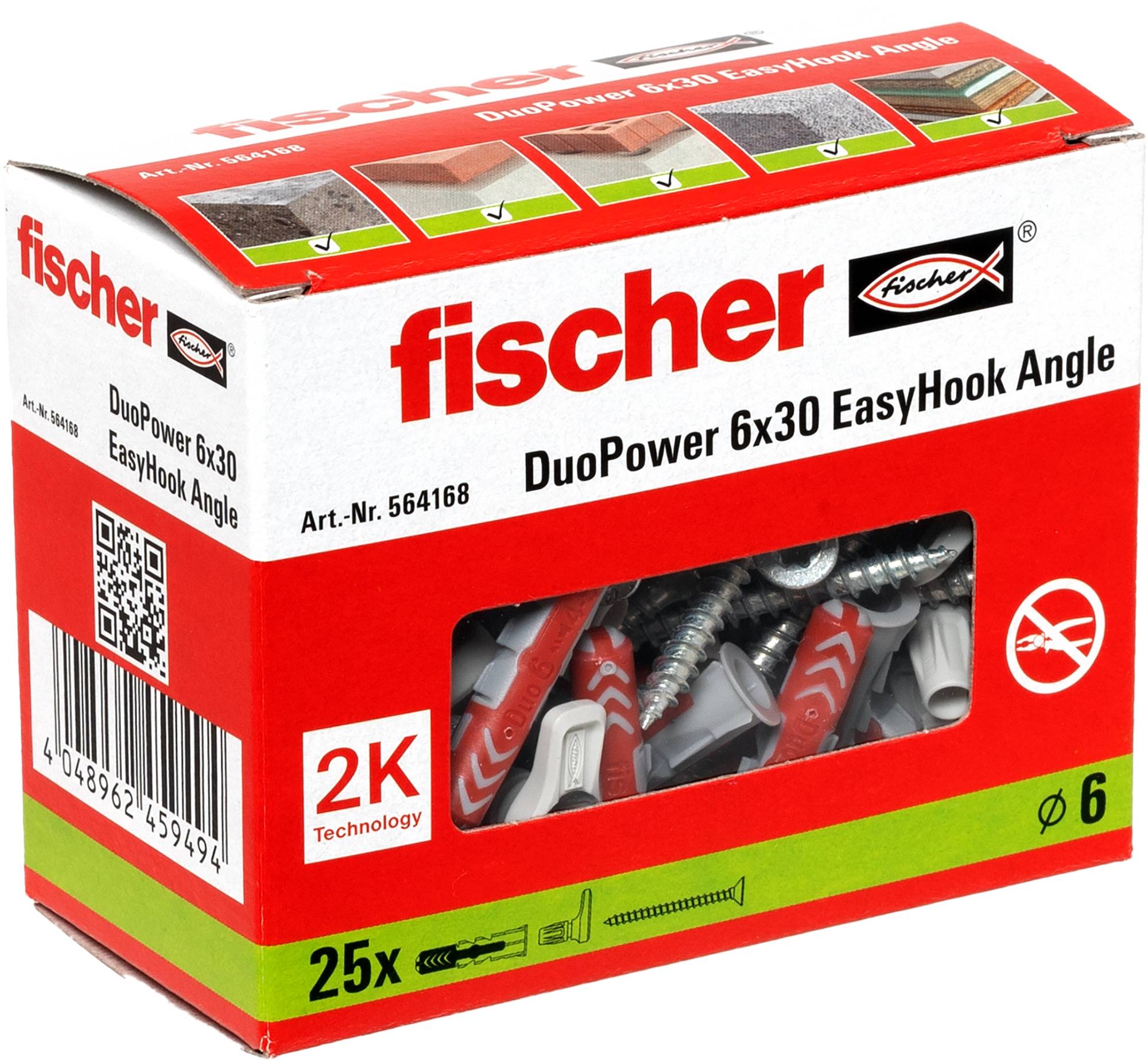Fischer 564168 hmoždinka 25 ks-6