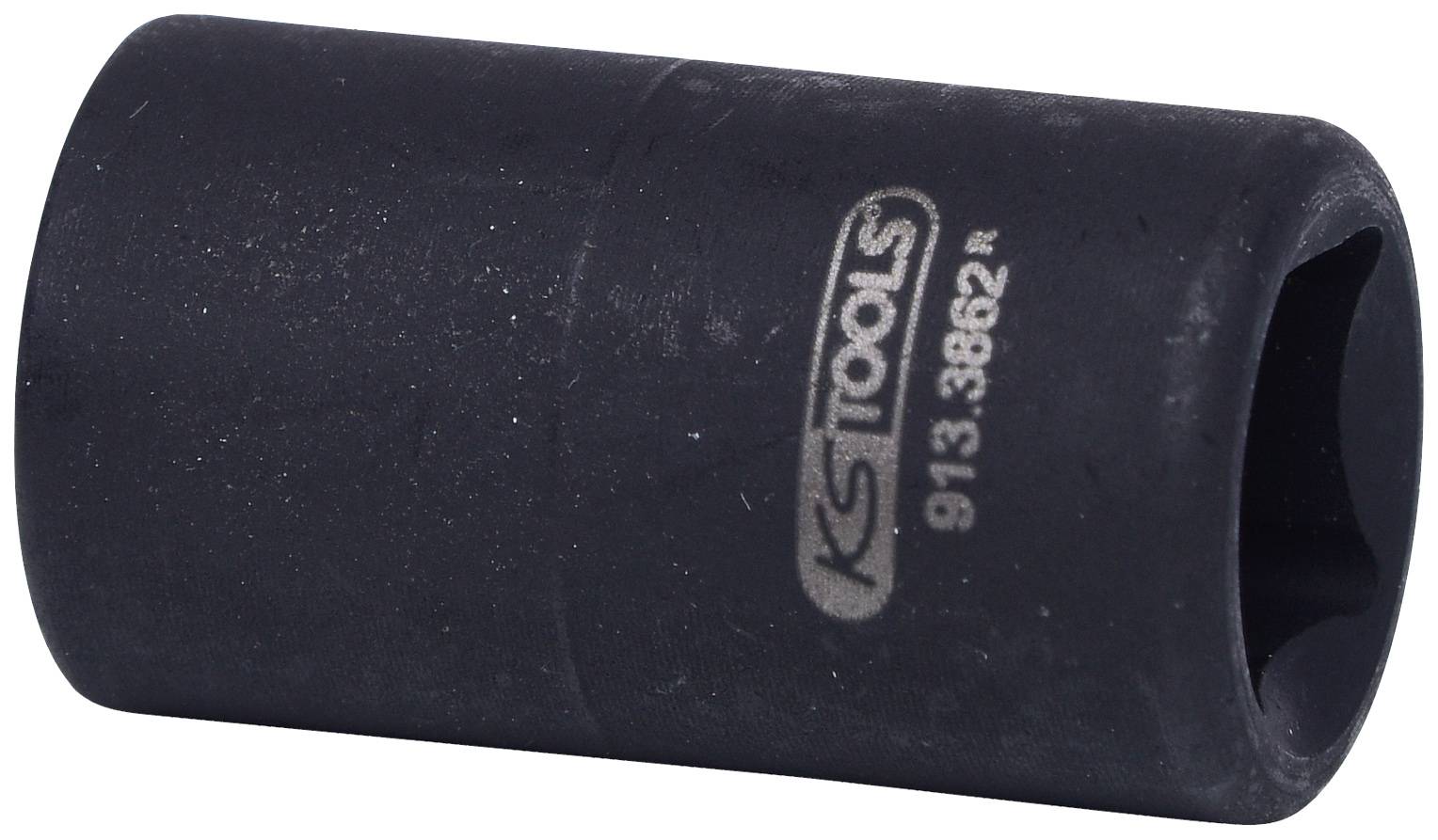 Černý stavěcí kolík válcovitého tvaru s nápisem 'KS TOOLS 918.3982'.