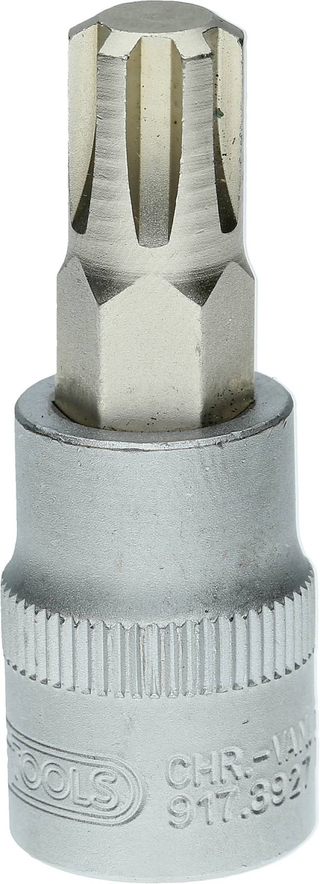 Hvězdicový klíč z stříbrného kovu, vhodný pro speciální šroubové spoje. Určený pro přesné mechanické práce.