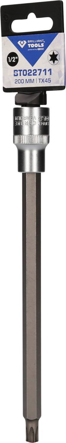Šroubovací bit v obalu, velikost 6,0 mm, typ TX45, značka viditelná na štítku.