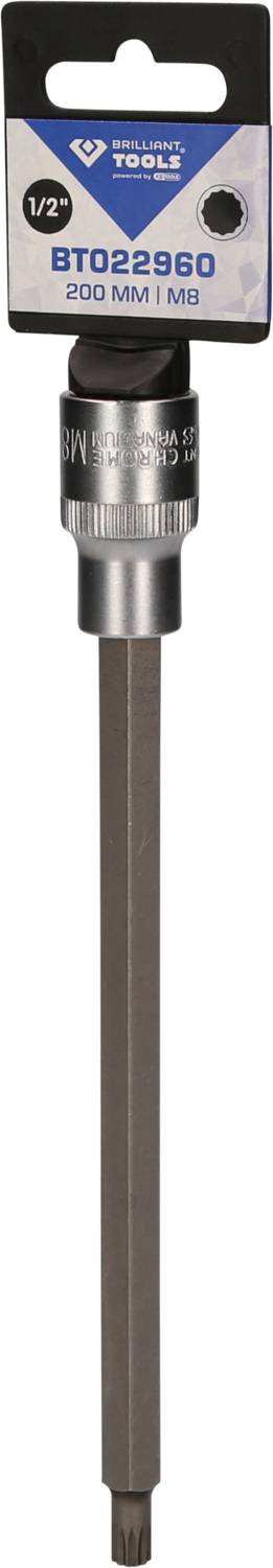 Dlouhý nástavec Torx, 200 mm, značka VZ Tools, model BT022660, s etiketou balení nahoře.