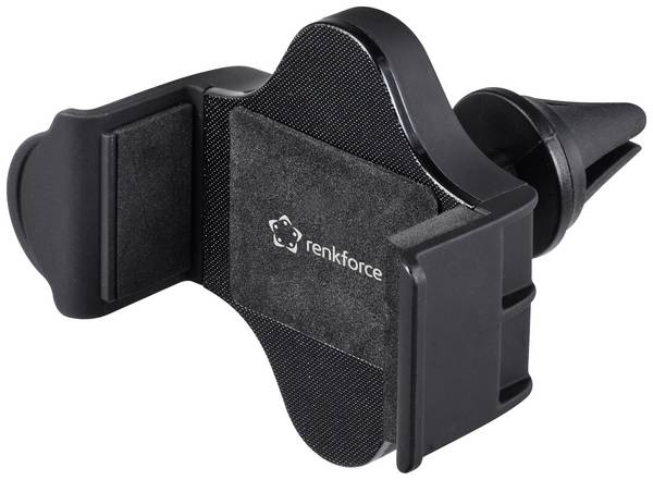 <br>  Renkforce<br>  RF-5385148<br>  upevnění na ventilační mřížku<br>  držák mobilního telefonu do auta<br>  otočné o 360°<br>  vhodný pro šířku: 55 - 85 mm<br>  3.35 - 6.3 palec<br>