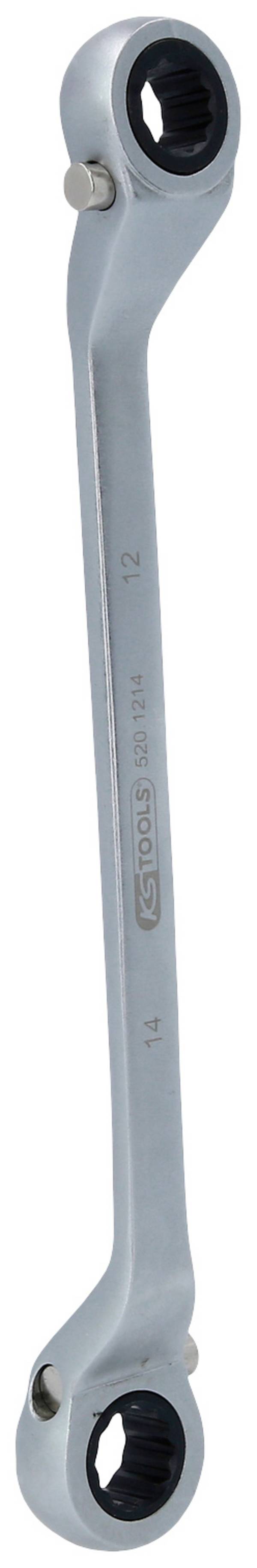 KS Tools 520.1214 5201214 oboustranný očkový klíč  Délka klíče (cm) (jen pro nadpis) 12 - 14 mm