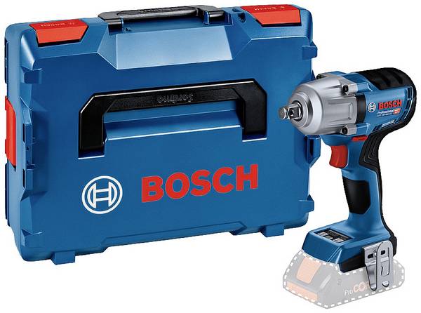 Bosch Professional GDS 18V-450 HC (solo, L-BOXX), 06019K4001 aku rázový utahovák, 450 Nm, 18 V, Li-Ion, vč. Bluetooth modulu , kufřík, bezkartáčové, bez akumulátoru, bez nabíječky