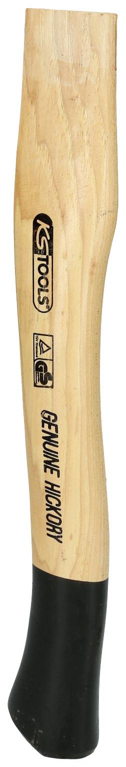 Sekera z pravého hickoryového dřeva s označeními 'GS Tools' a 'Genuine Hickory'.