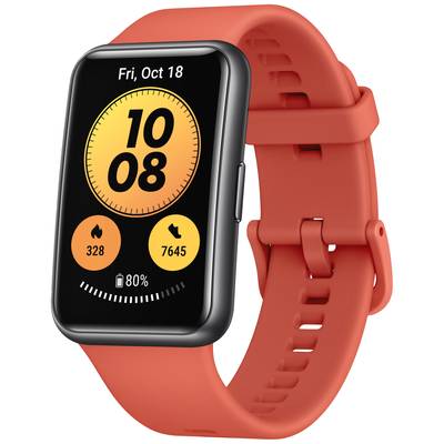 HUAWEI Watch Fit New Fitness hodinky červená