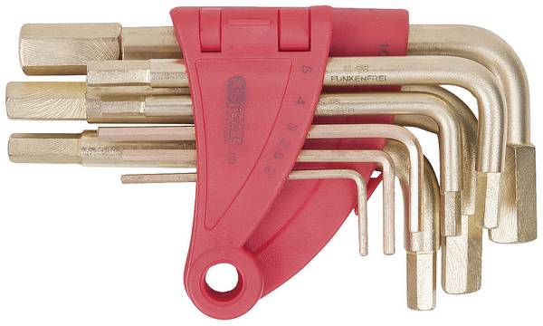 KS Tools 9631512 inbus sada klíčů 2 mm, 2.5 mm, 3 mm, 4 mm, 5 mm, 6 mm, 8 mm, 10 mm   8dílná